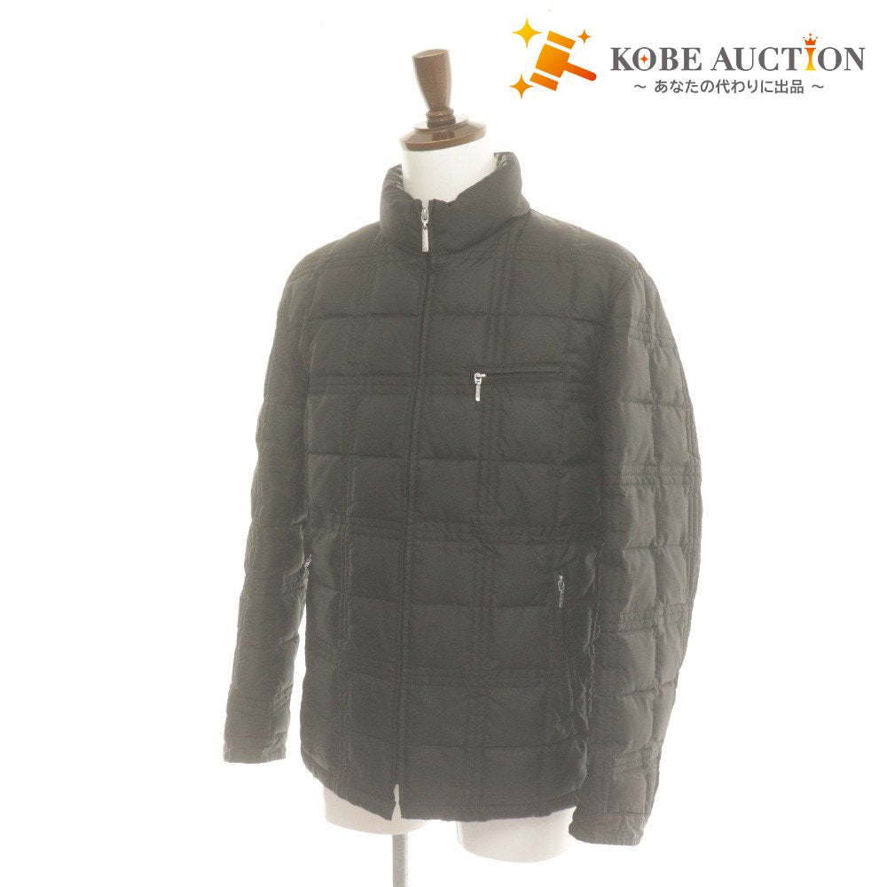 ■ バーバリー ブラックレーベル ダウンジャケット 長袖 BMP11-722-09 キルティング ホワイトグース メンズ L ブラック