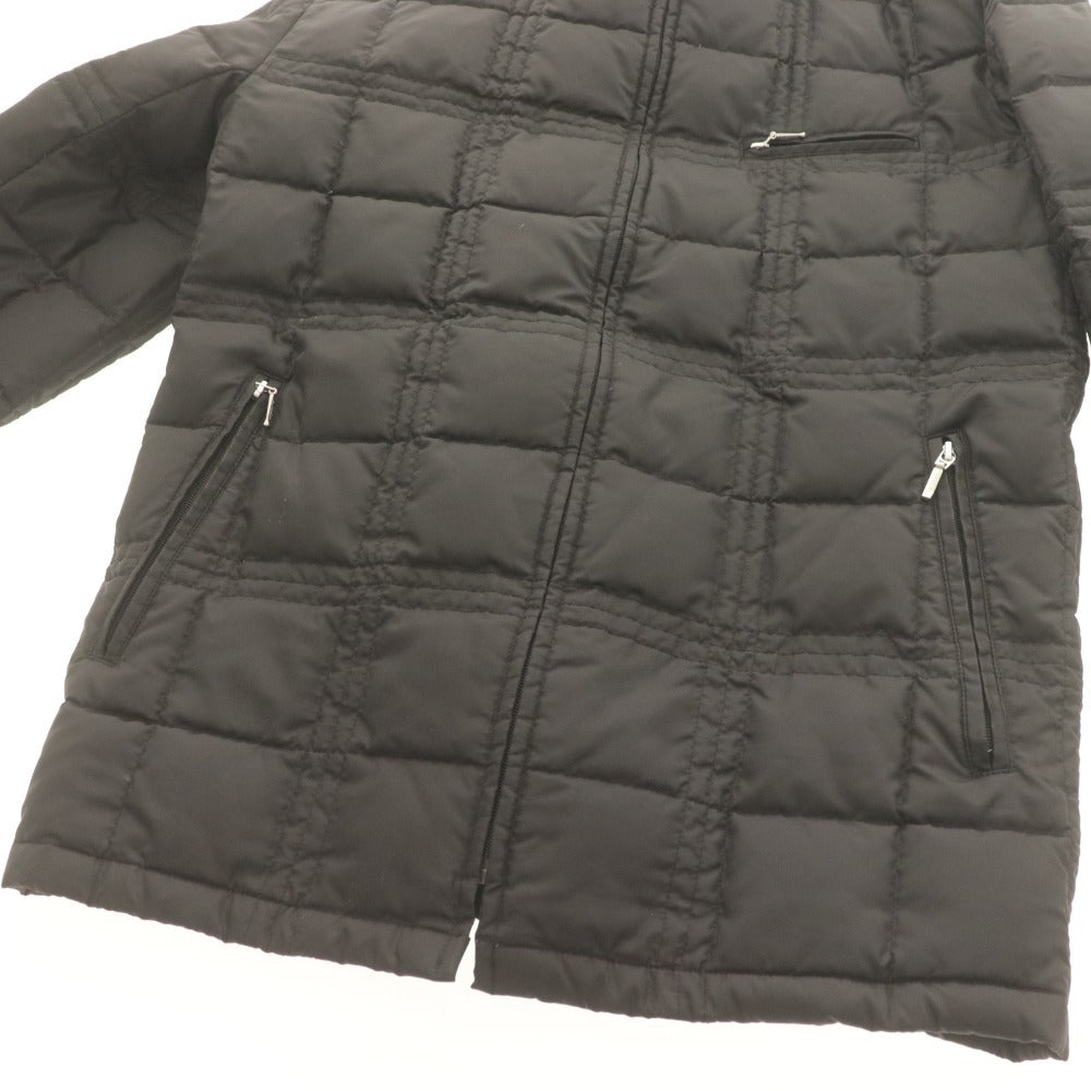 ■ バーバリー ブラックレーベル ダウンジャケット 長袖 BMP11-722-09 キルティング ホワイトグース メンズ L ブラック