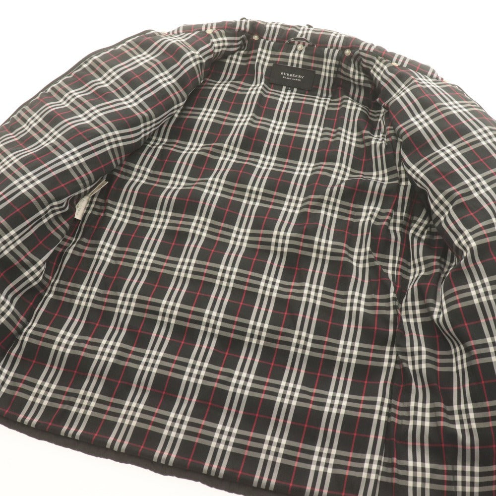 ■ バーバリー ブラックレーベル ダウンジャケット 長袖 BMP11-722-09 キルティング ホワイトグース メンズ L ブラック