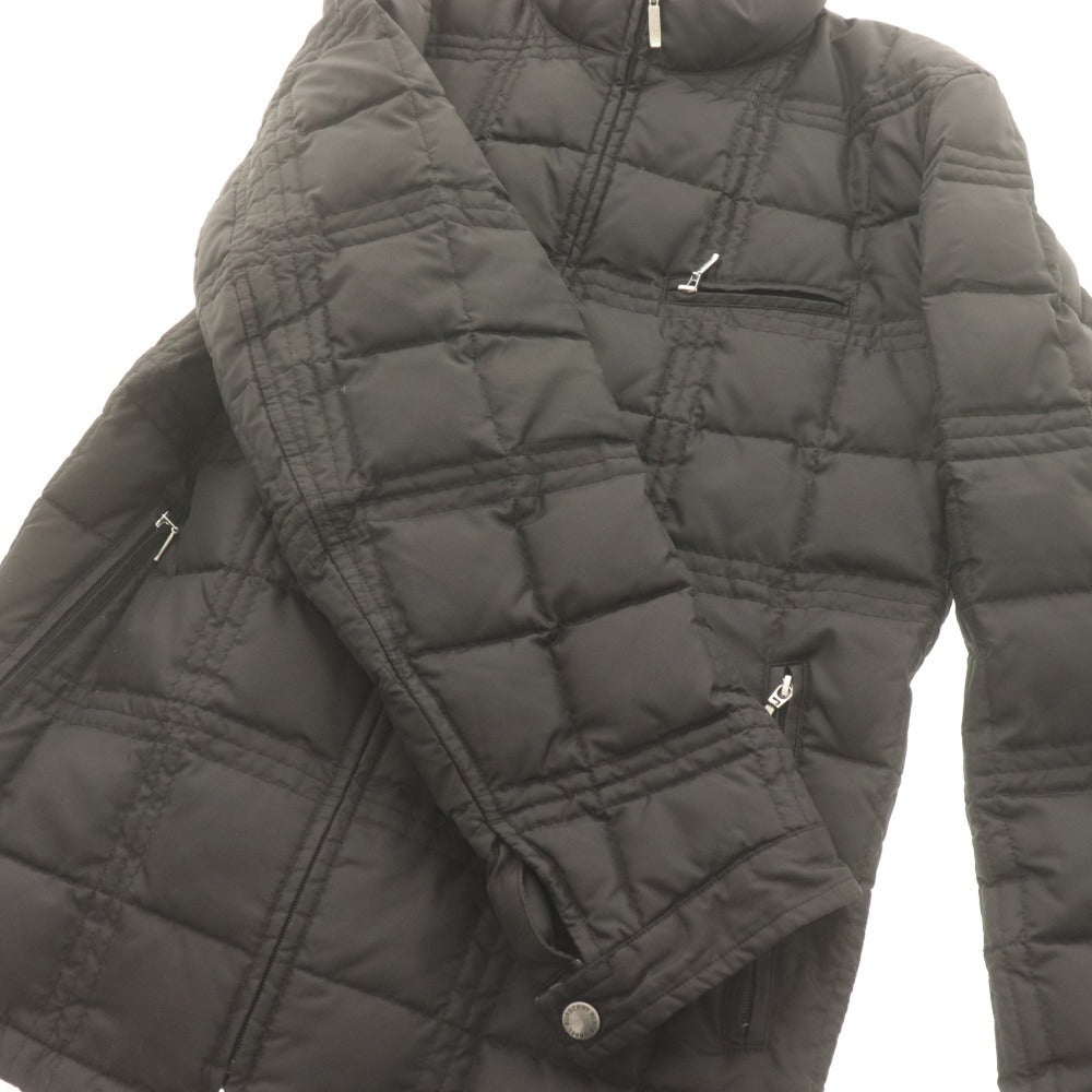 ■ バーバリー ブラックレーベル ダウンジャケット 長袖 BMP11-722-09 キルティング ホワイトグース メンズ L ブラック