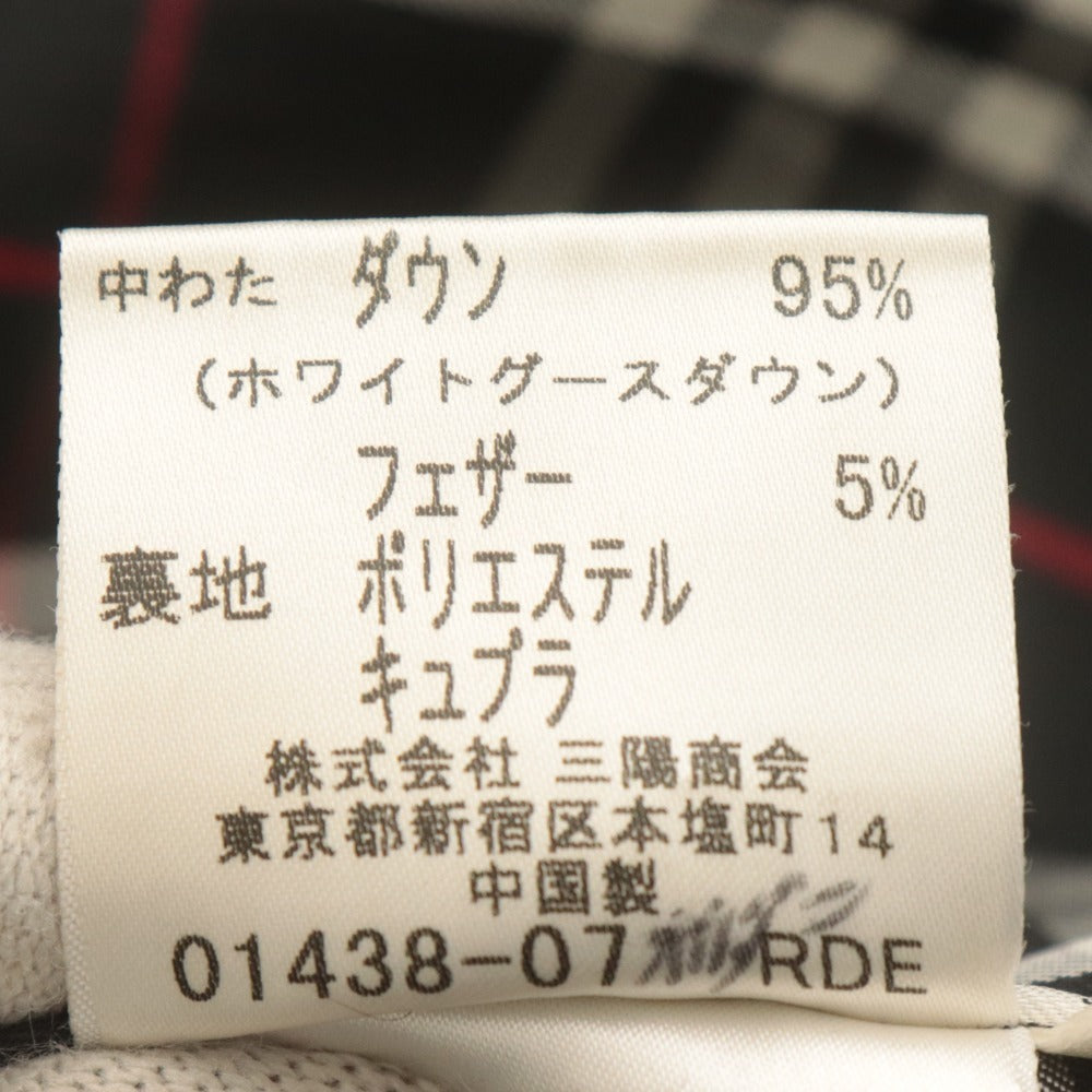 ■ バーバリー ブラックレーベル ダウンジャケット 長袖 BMP11-722-09 キルティング ホワイトグース メンズ L ブラック