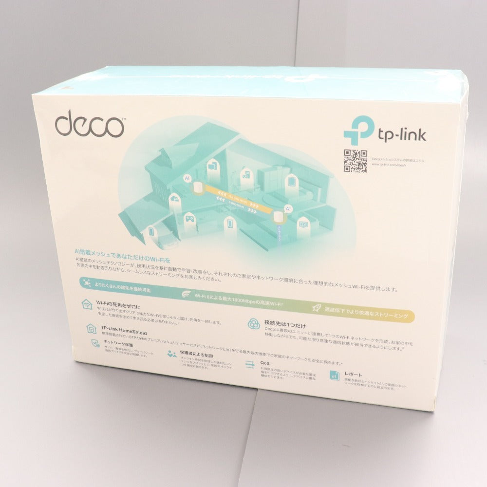 ■ TP-Link Wi-Fiルーター AX1800 メッシュWi-Fiシステム Deco X20 デュアルバンド Wi-Fi 6 付属品付き 未開封 未使用