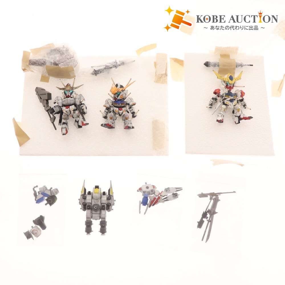 ■ SDガンダム プラモデル 4点セット まとめ売り BB戦士 バルバトス バルバトスルプスレクス 1/100 塗装済み 換装用パーツ付 完成品