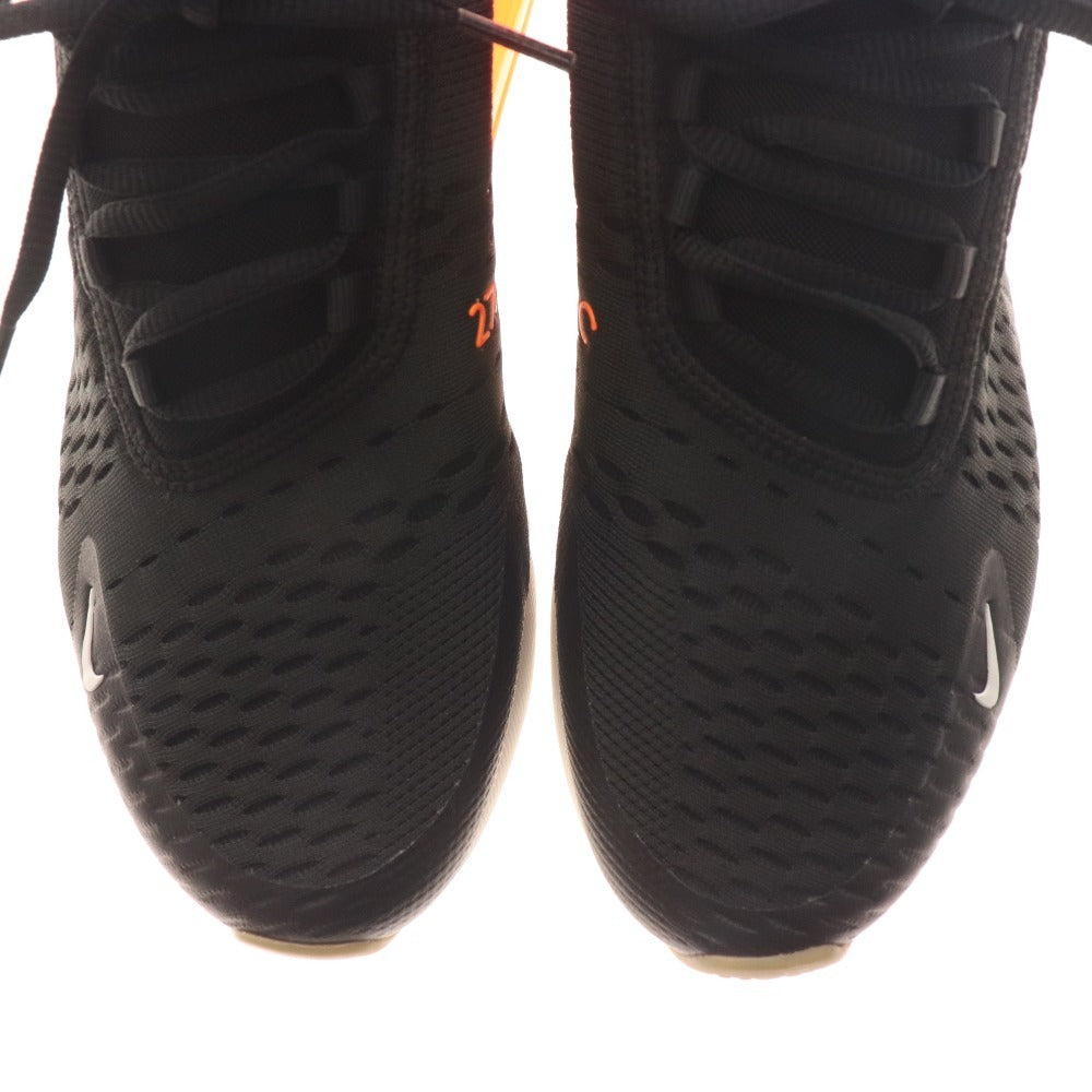 ■ Nike sneakers shoes Air Max 270 men's 24.5cm black orange unused