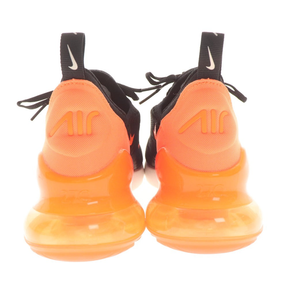■ Nike sneakers shoes Air Max 270 men's 24.5cm black orange unused
