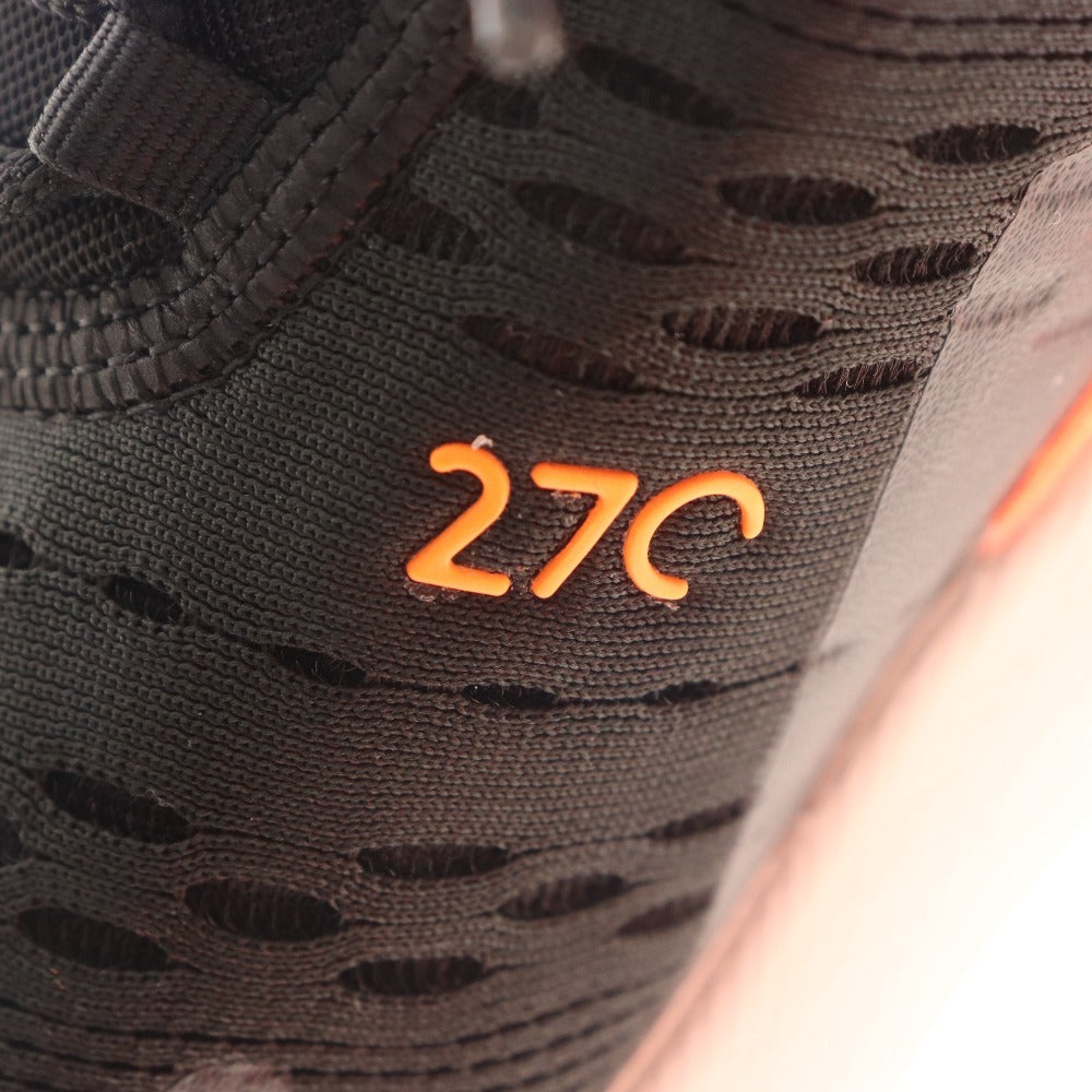 ■ Nike sneakers shoes Air Max 270 men's 24.5cm black orange unused