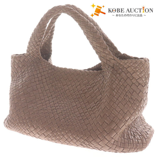 ■ ファロルニ トートバッグ 鞄 F1192CSK イントレチャート メッシュ ショルダー レザー イタリア製 レディース ベージュ 付属品付き