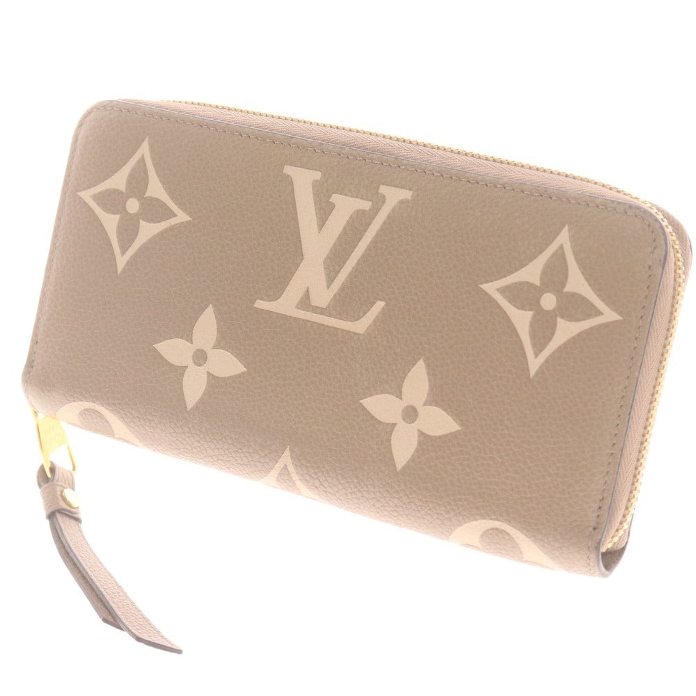 ■ ルイヴィトン 長財布 M69794 ジッピーウォレット ラウンドファスナー モノグラム カーフレザー レディース ライトベージュ 箱付き