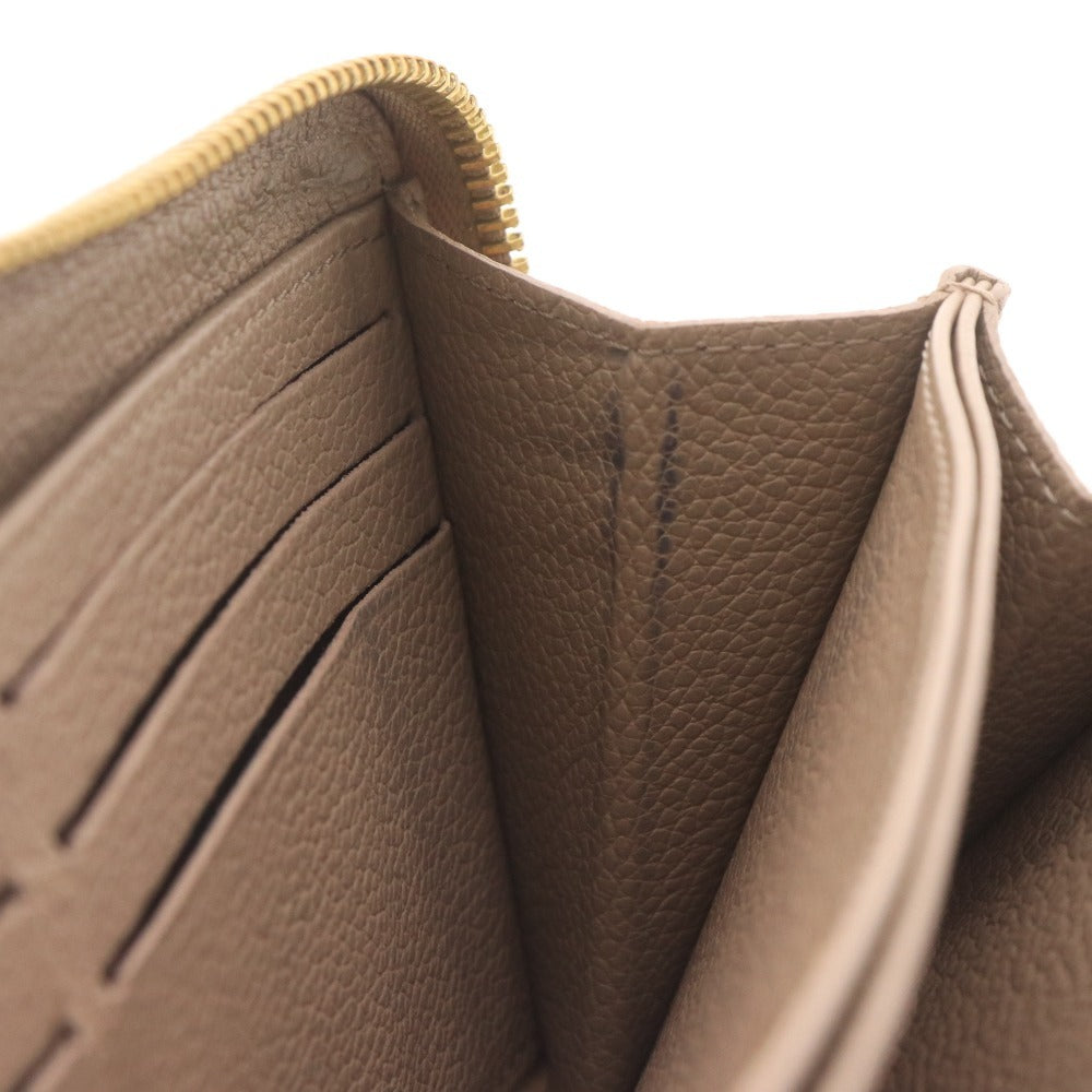 ■ ルイヴィトン 長財布 M69794 ジッピーウォレット ラウンドファスナー モノグラム カーフレザー レディース ライトベージュ 箱付き