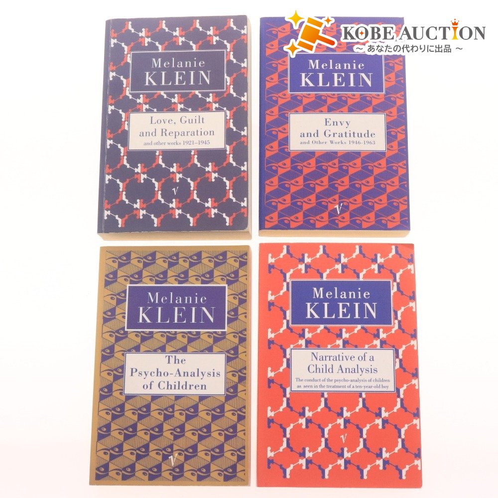 ■ Melanie Klein, all 4 volumes, bundled, book, paperback, psychoanalyst, child analysis, psychology