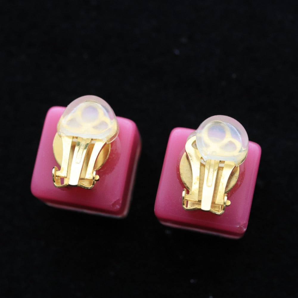 ■ ルイヴィトン イヤリング ピアス 2点セット カスタム 1点モノ イチゴ モノグラム ゴールド レッド ピンク レディース カスタマイズ