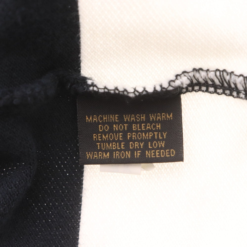 ■ ポロラルフローレン ポロシャツ 半袖 トップス 襟ボタン ボーダー柄 ロゴ メンズ レディース XL 白黒 ホワイト ブラック