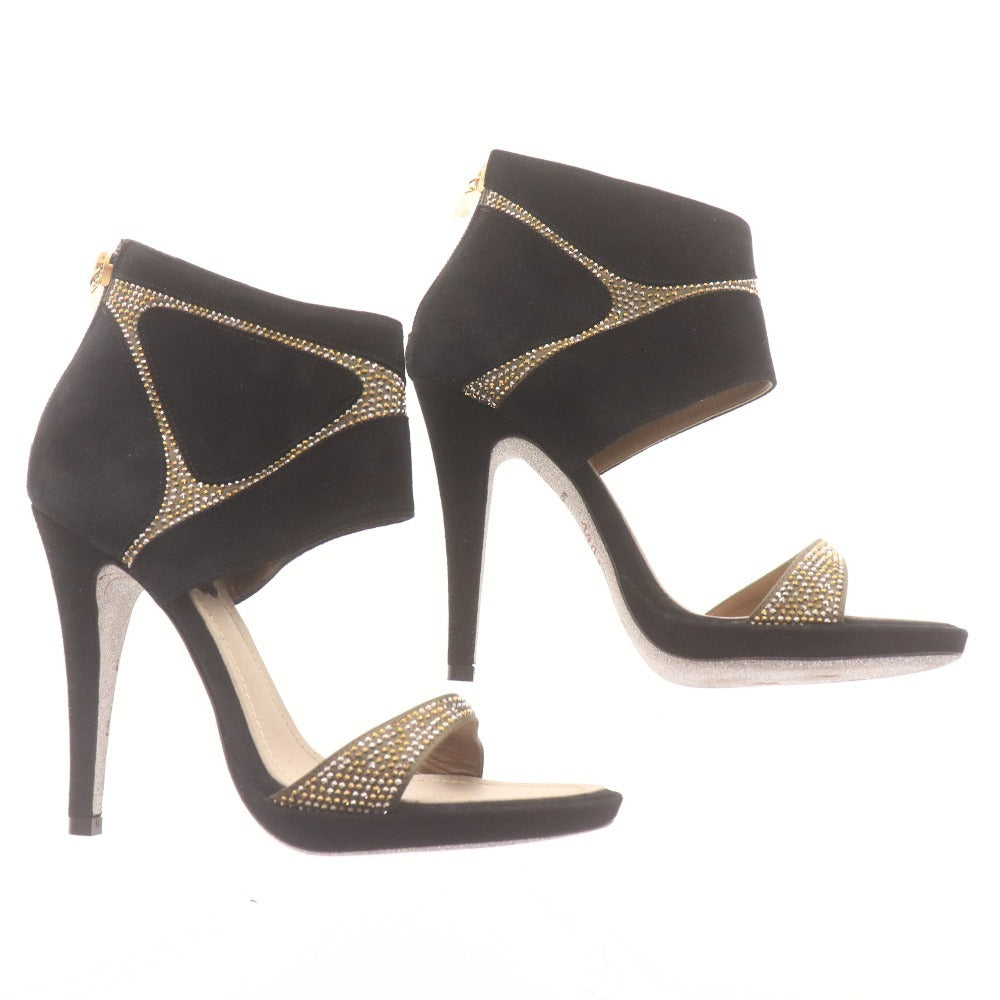 ■ Rene Caovilla venezia レネカオヴィラ ハイヒール ファーブーツ 靴 イタリア製 レディース 35 (23.0cm相当) ブラック 未使用