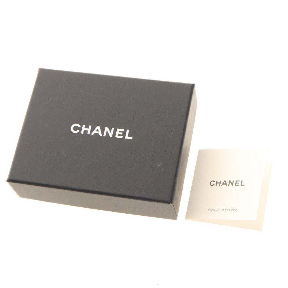 ■ シャネル カラーストーン ブローチ ヴィンテージ ココマーク 全長 6.5 重量 22g ゴールド レッド グリーン 付属品付き