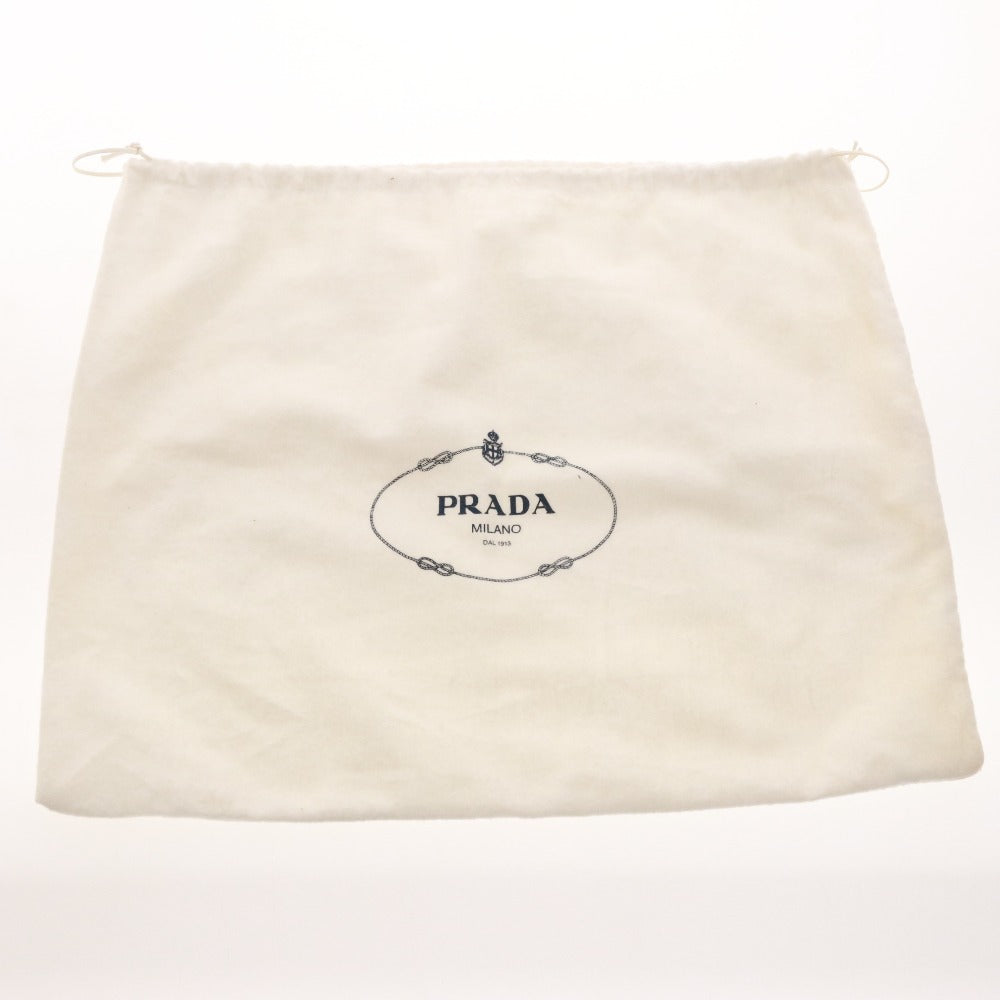 ■ プラダ クラッチバッグ 鞄 ファー レディース オレンジ ベージュ 袋付き 未使用
