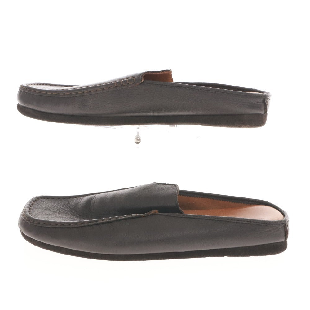 ■ ヒロフ ローファー シューズ 靴 レザー メンズ 44 （29cm相当） ブラウン 袋付き