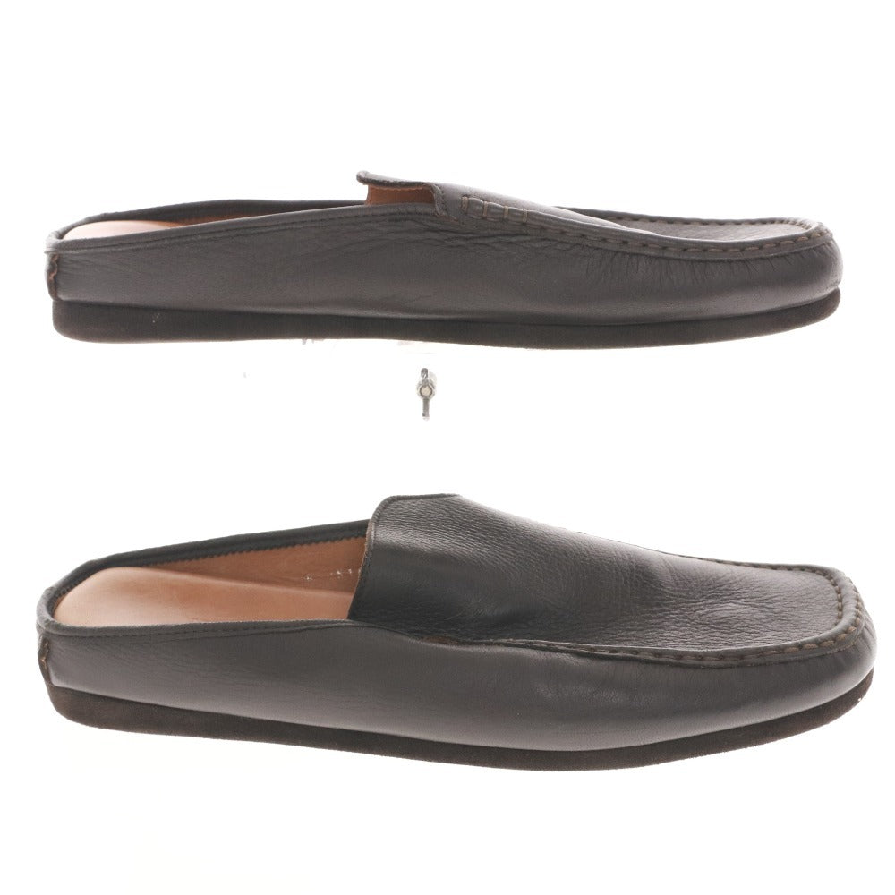 ■ ヒロフ ローファー シューズ 靴 レザー メンズ 44 （29cm相当） ブラウン 袋付き