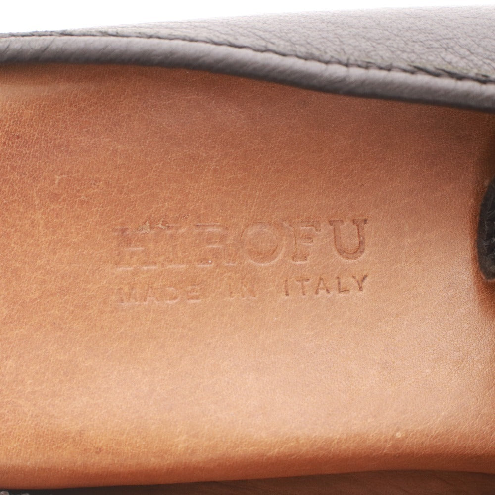 ■ ヒロフ ローファー シューズ 靴 レザー メンズ 44 （29cm相当） ブラウン 袋付き