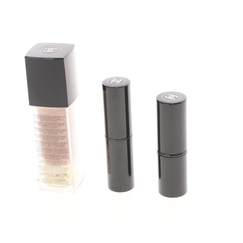 ■ Chanel Cosmetics 3-Piece Set (Bulk Sale): Les Beiges Eau de Teint, Light Brush, Baume Essentiel Sculpting
