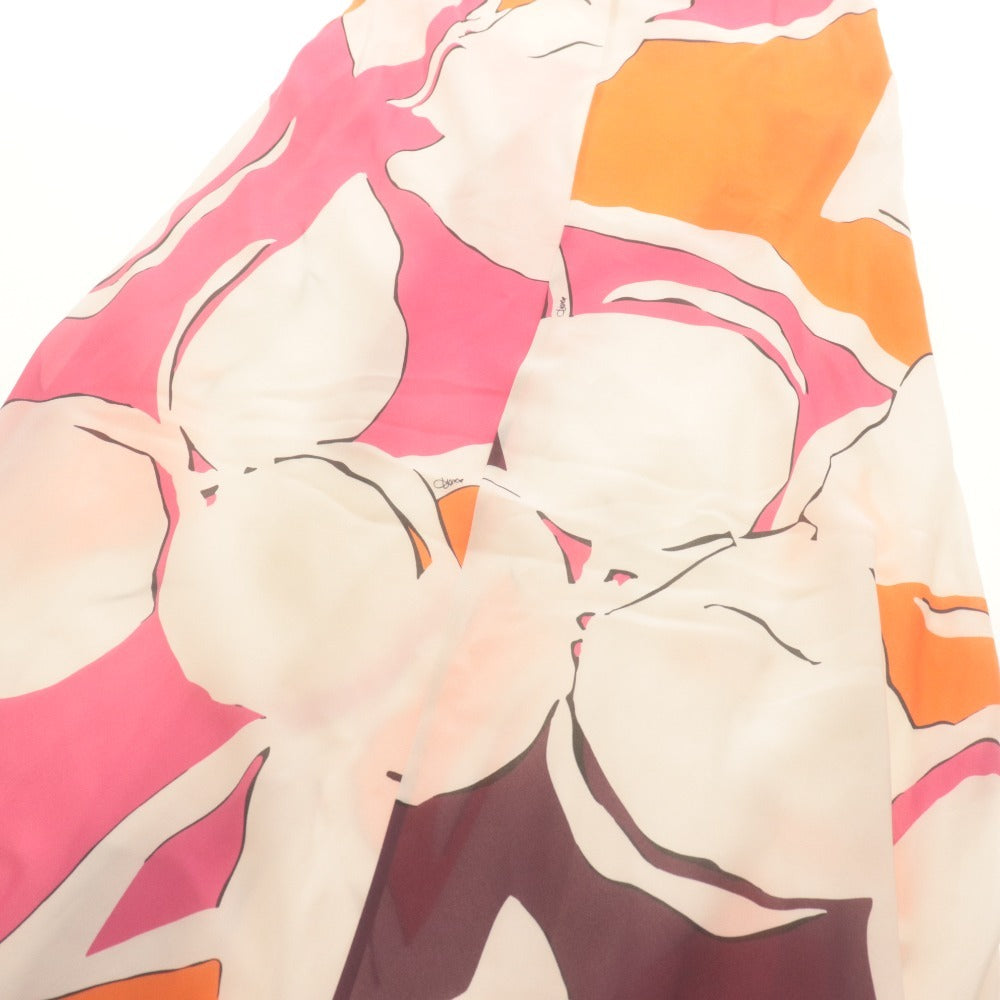 ■ Diane von Furstenberg Long Dress Cami Dress Silk Women's 0 (equivalent to size 9) Pink Orange White Unused