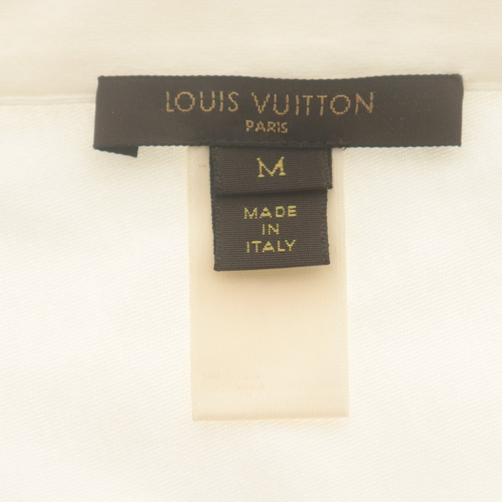 ■ ルイヴィトン LOUIS VUITTON Tシャツ 半袖 トップス オフショルダー ワンショルダー オフショル LOVE 刺繍 レディース M ホワイト系