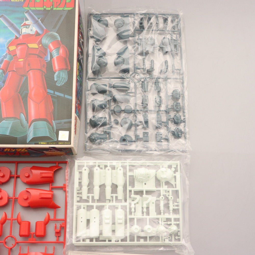 ■ 旧バンダイ 機動戦士ガンダム プラモデル 3点セット まとめ売り ギャン ガンキャノン ザク バンザイマーク 1/100 箱付き 未組立 未使用
