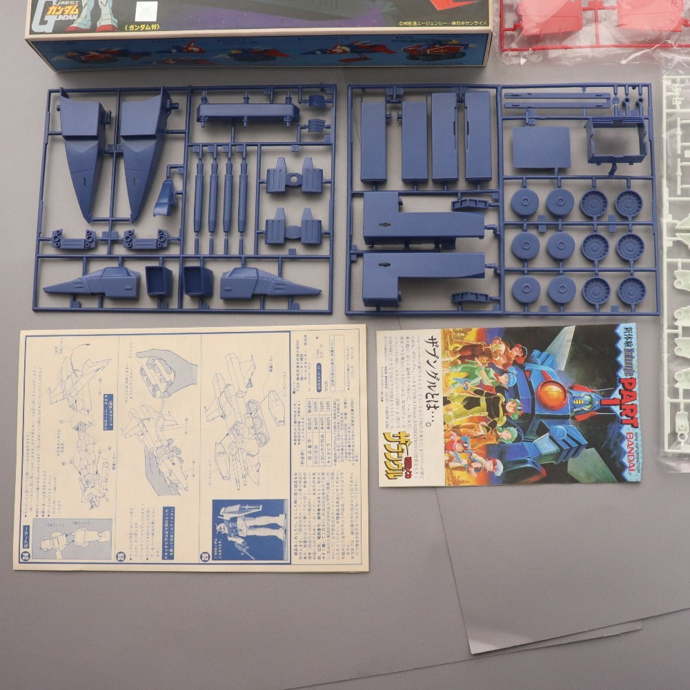 ■ 旧バンダイ 機動戦士ガンダム プラモデル 3点セット まとめ売り ガンタンク G・アーマー バンザイマーク 1/144 箱付き 未組立 未使用