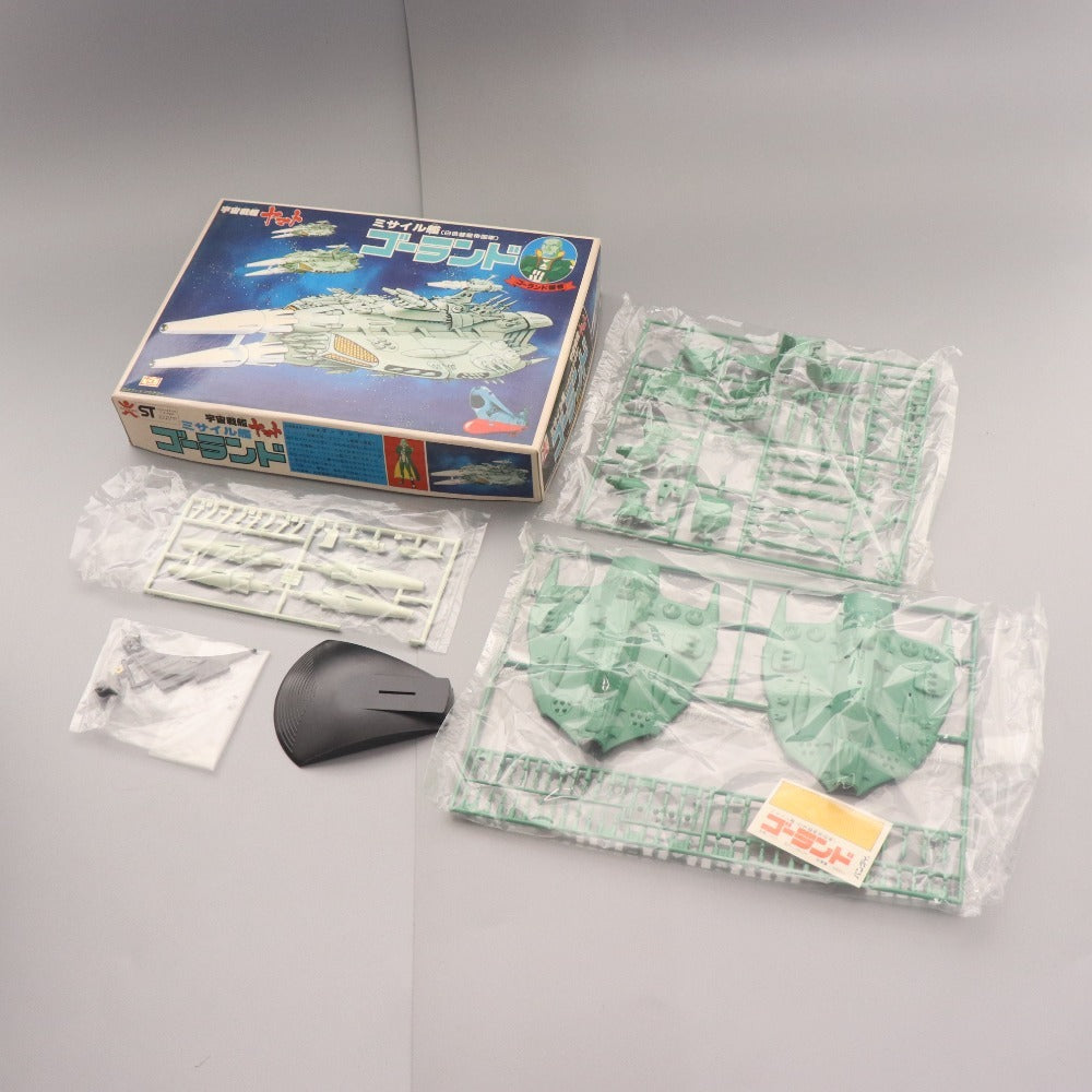 ■ 旧バンダイ 宇宙戦艦ヤマト プラモデル 4点セット まとめ売り ゴーランド ゆうなぎ 等 バンザイマーク 箱付き 未組立 未使用