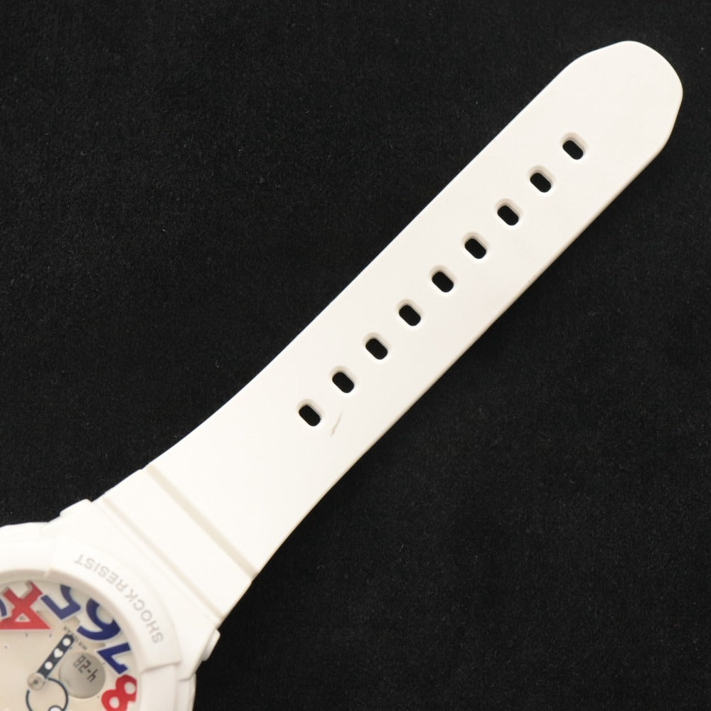 ■ CASIO カシオ 腕時計 Baby-G ベビージー ネオンダイアルシリーズ BGA-130TR-7BJF クォーツ 43.6g レディース ホワイト 付属品付き