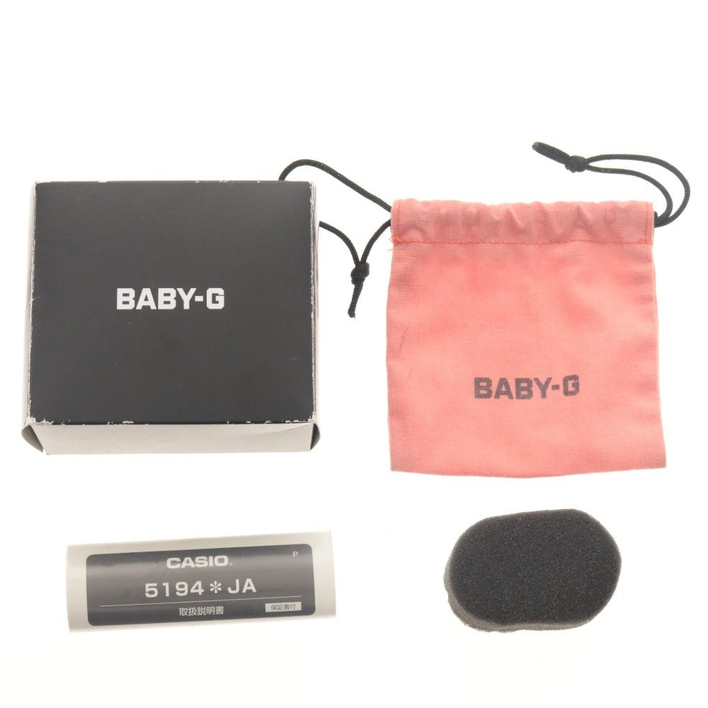 ■ CASIO カシオ 腕時計 Baby-G ベビージー ネオンダイアルシリーズ BGA-130TR-7BJF クォーツ 43.6g レディース ホワイト 付属品付き