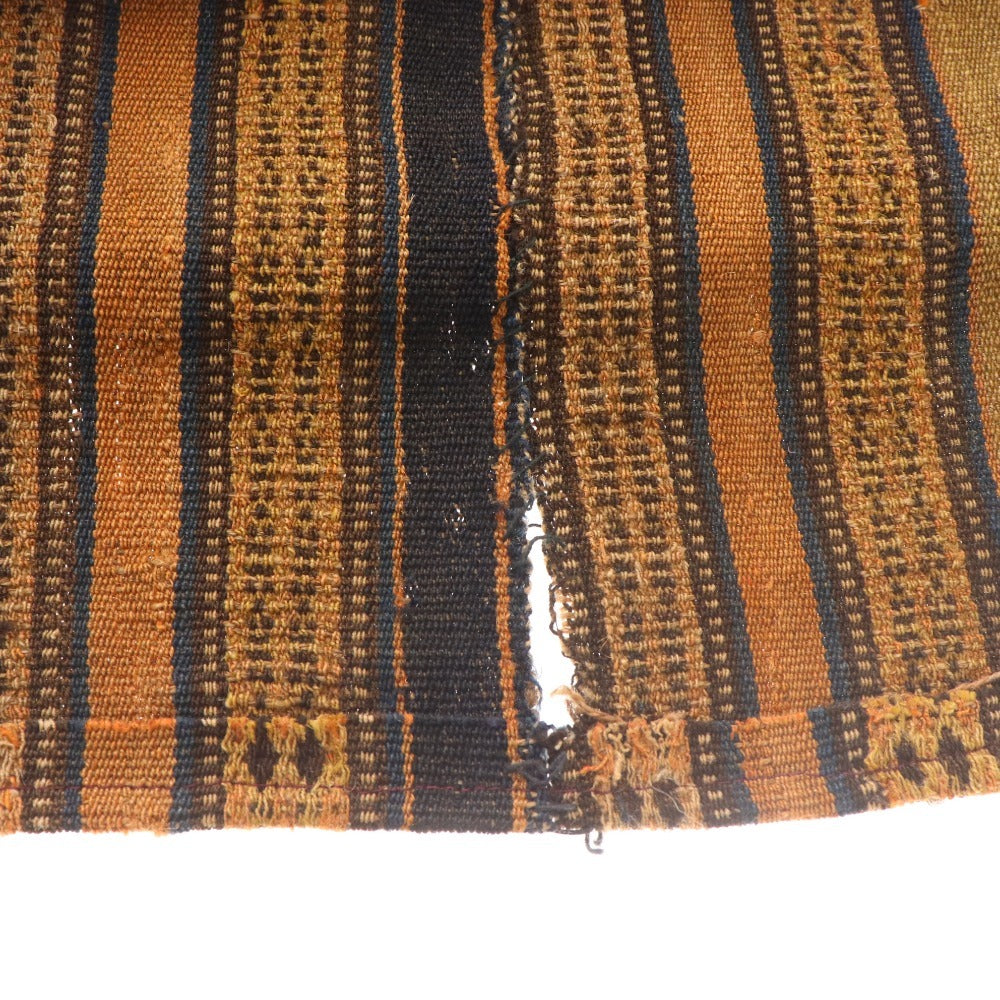 ■ ペルシア手織絨毯 カーペット ラグ キリム ウール100％ ハンドメイド レッド ブラウン ブルー タグ付き 未使用