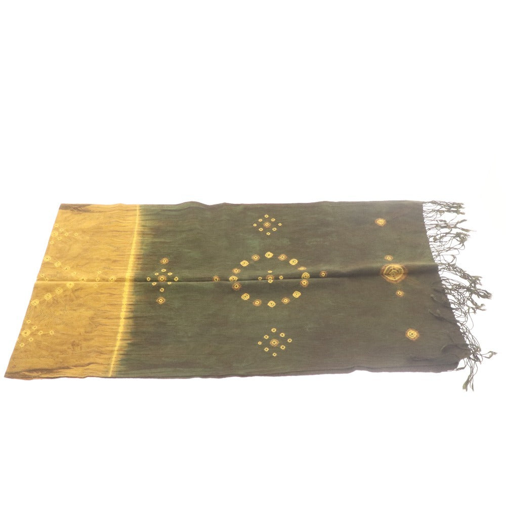 ■ Woven fabrics, cloth, bulk sale, 5-piece set, kilim, ikat, batik, etc., green