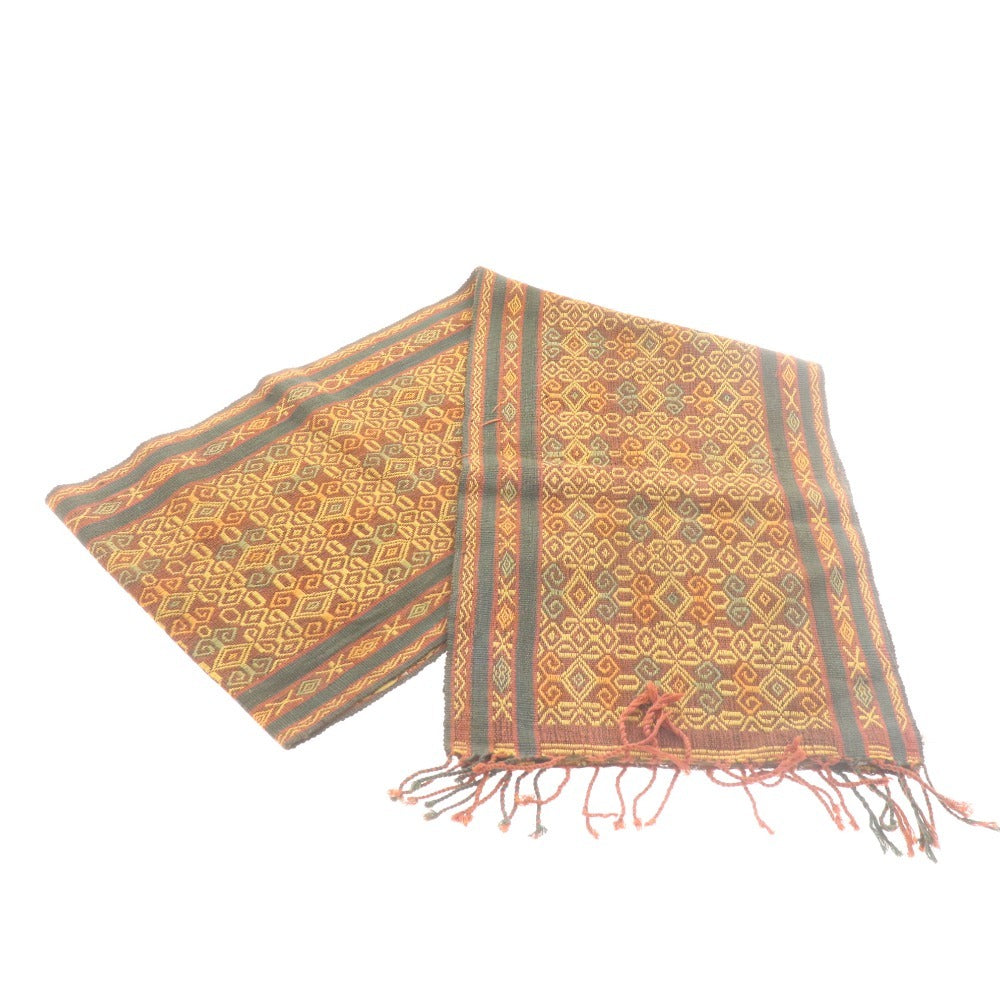 ■ Woven fabrics, cloth, bulk sale, 5-piece set, kilim, ikat, batik, etc., green