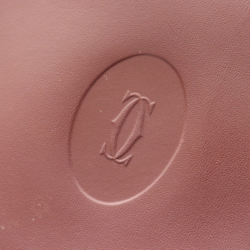 ■ カルティエ マストライン マルチケース アクセサリーポーチ ポーチ レディース ボルドー