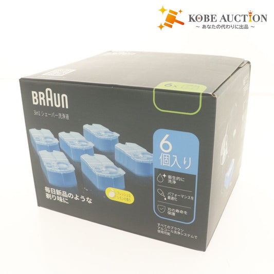 ■ ブラウン 3in1 シェーバー洗浄液 システム専用洗浄液カートリッジ CCR6 6個入り 箱付き 未開封 未使用