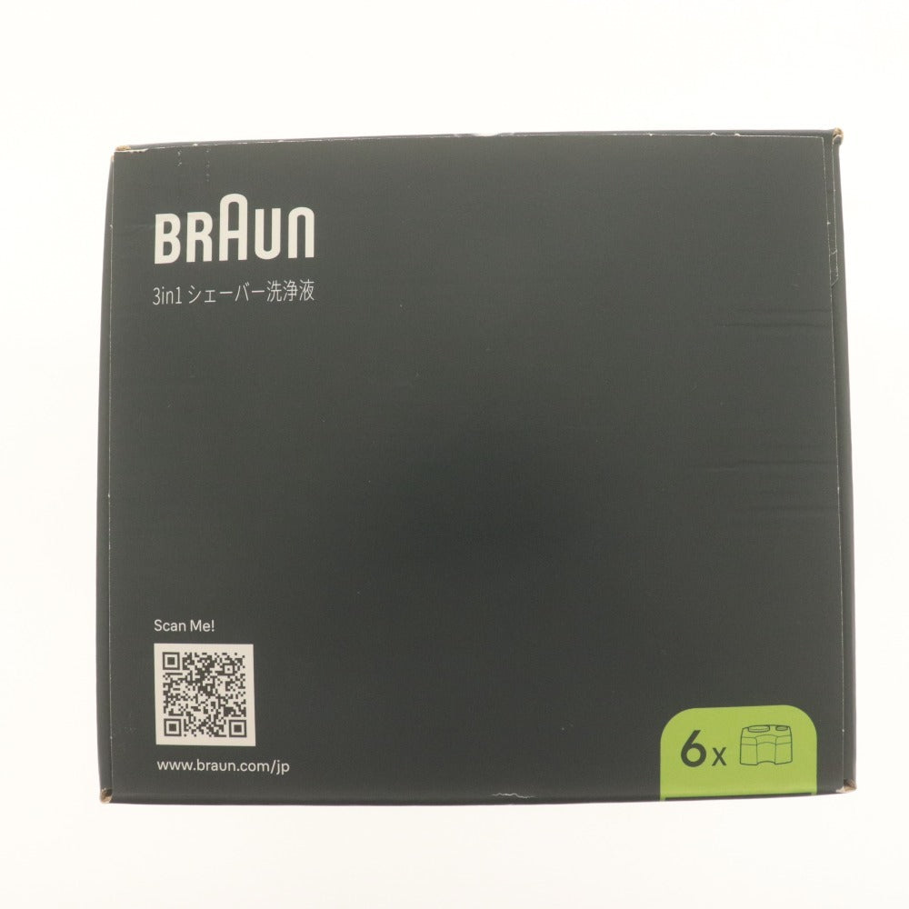 ■ ブラウン 3in1 シェーバー洗浄液 システム専用洗浄液カートリッジ CCR6 6個入り 箱付き 未開封 未使用