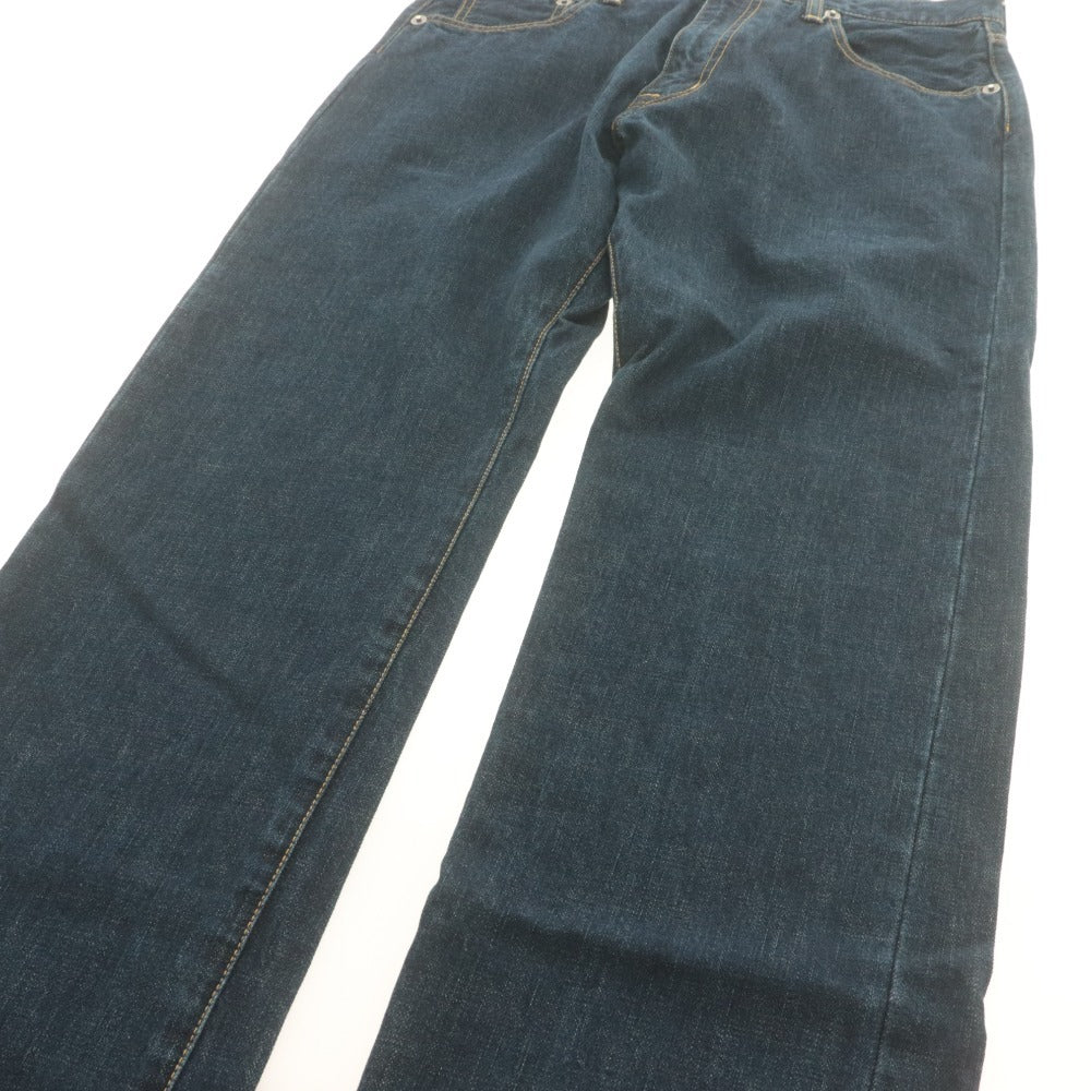 ■ Papas Plus Denim Jeans D0418FP 106 Selvedge Bottoms Men's LL Navy Indigo