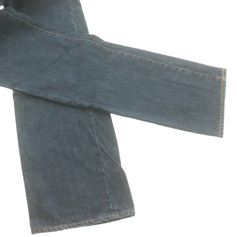 ■ Papas Plus Denim Jeans D0418FP 106 Selvedge Bottoms Men's LL Navy Indigo