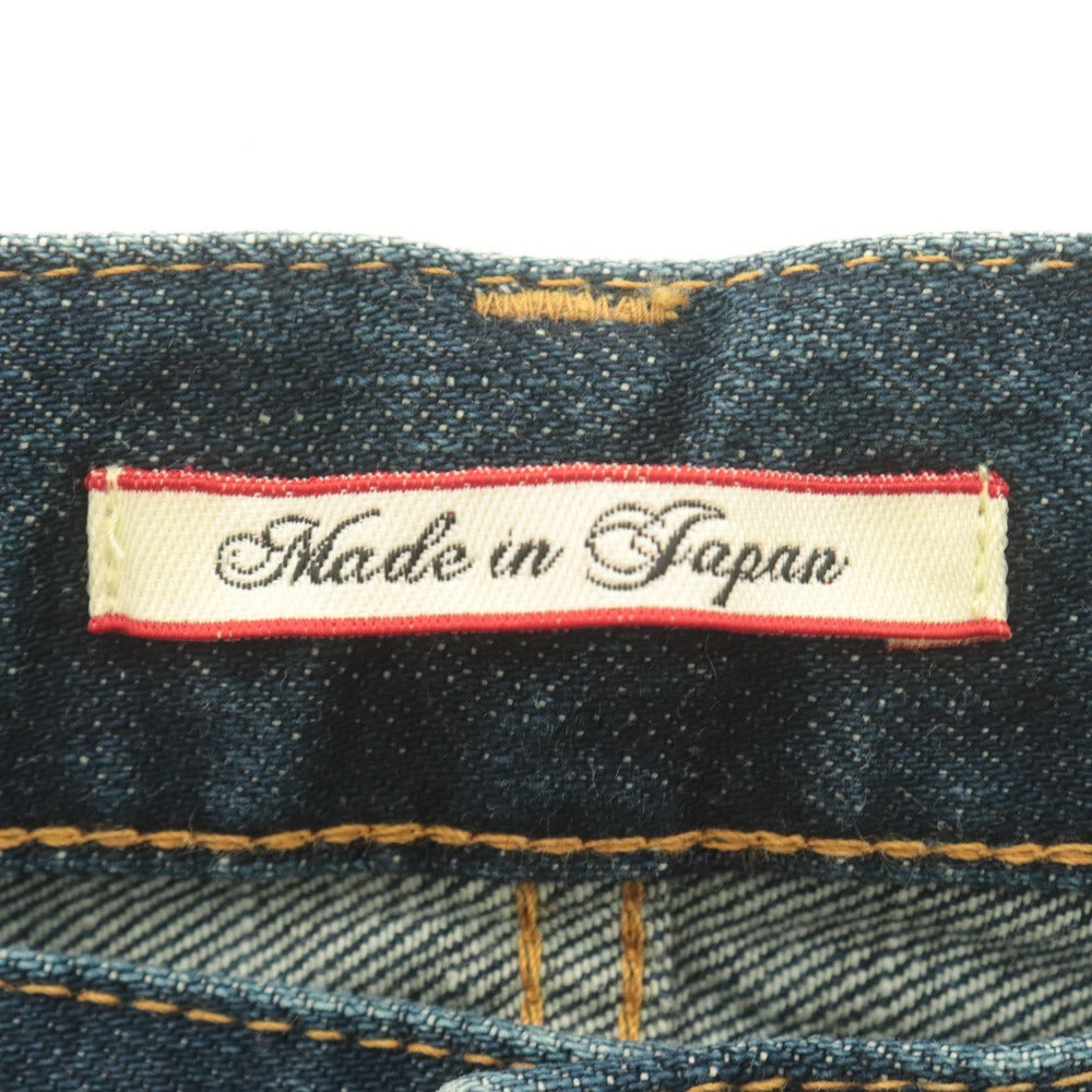 ■ Papas Plus Denim Jeans D0418FP 106 Selvedge Bottoms Men's LL Navy Indigo