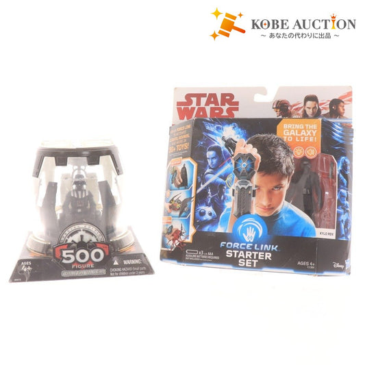 ■ スターウォーズ フォースリンクスターターセット 500体記念ダースベイダー 2点セット まとめ売り アクションフィギュア 未使用 未開封