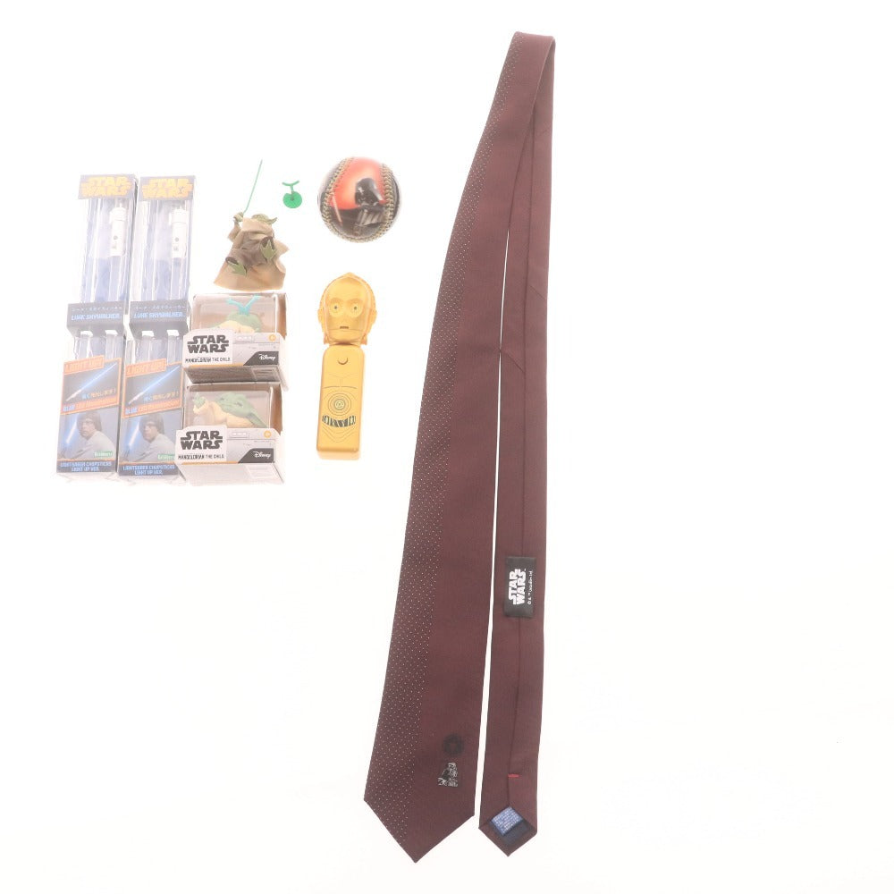 ■ スターウォーズ フィギュア ネクタイ ライトセーバーチョップスティック オープナー 等 8点セットまとめ売り 未開封含む