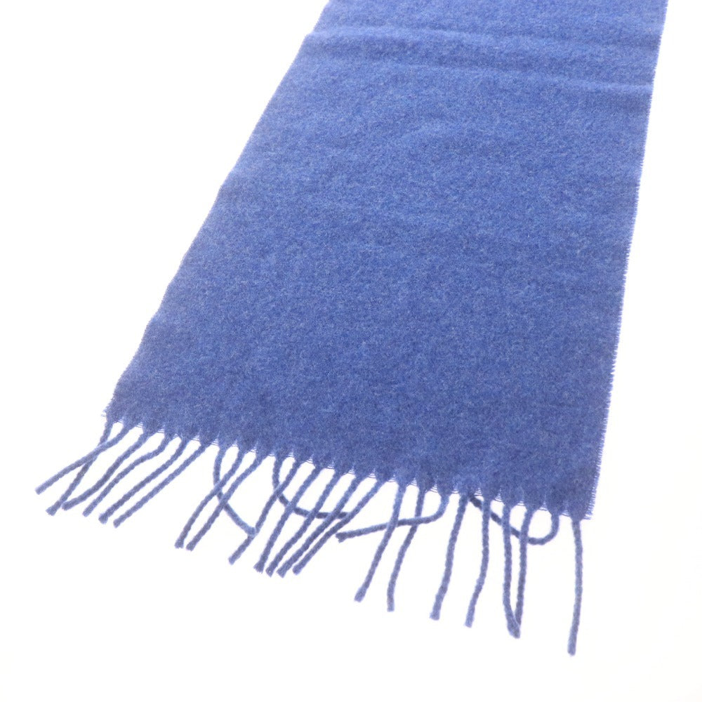 ■ ギャラリー ラファイエット マフラー ストール ショール イタリア製 レディース メンズ ウール100％ ブルー タグ付き 未使用