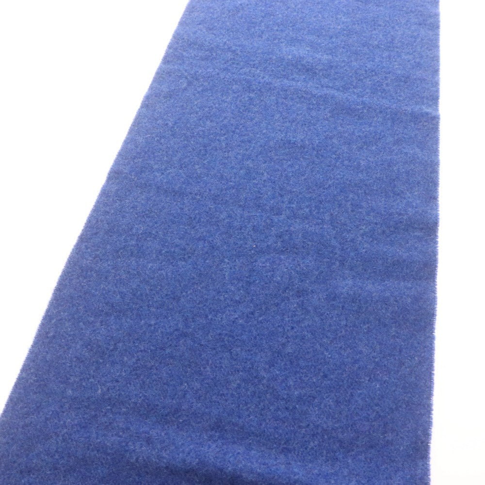■ ギャラリー ラファイエット マフラー ストール ショール イタリア製 レディース メンズ ウール100％ ブルー タグ付き 未使用