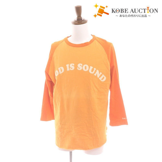 ■ レットイットライド カットソー ロンT 長袖 トップス プリント タイダイ柄 ラグラン 初期 レア メンズ M オレンジ