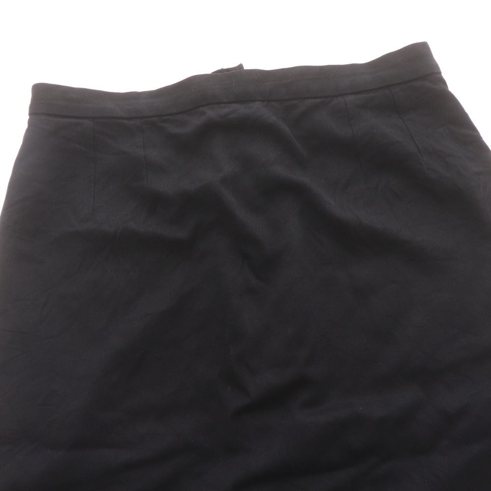 ■ A.P.C アーペーセー ひざ丈スカート ボトムス タイト レーヨン フランス製 レディース 38(M相当）ブラック