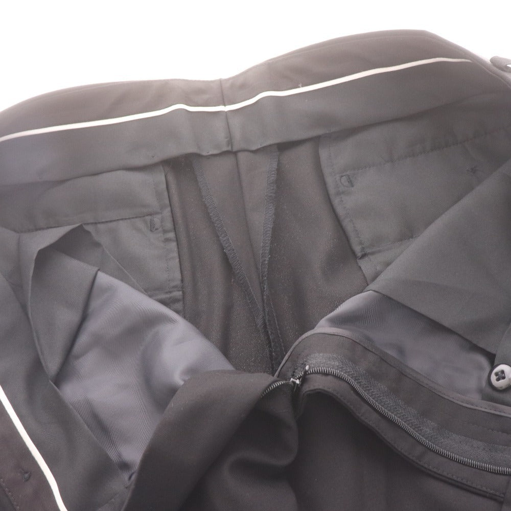 ■ SUIT SELECT スーツセレクト フォーマルスーツ セットアップ BLMD9700 長袖 ジャケット パンツ 上下 メンズ AB4 ブラック 付属品付き