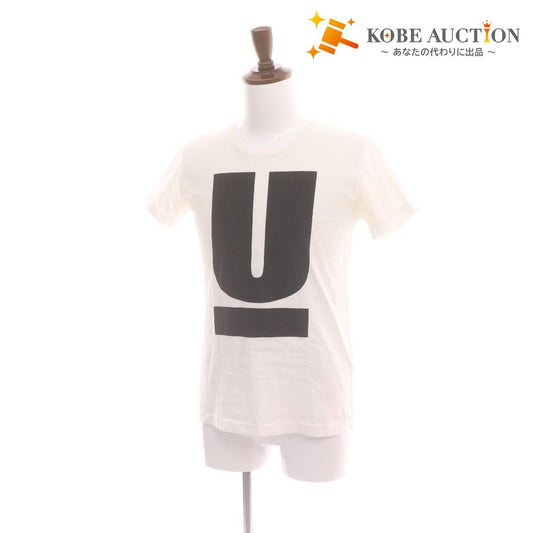 ■ アンダーカバー UNDERCOVER Tシャツ 半袖 トップス カットソー コットン100% Uロゴ メンズ S ホワイト