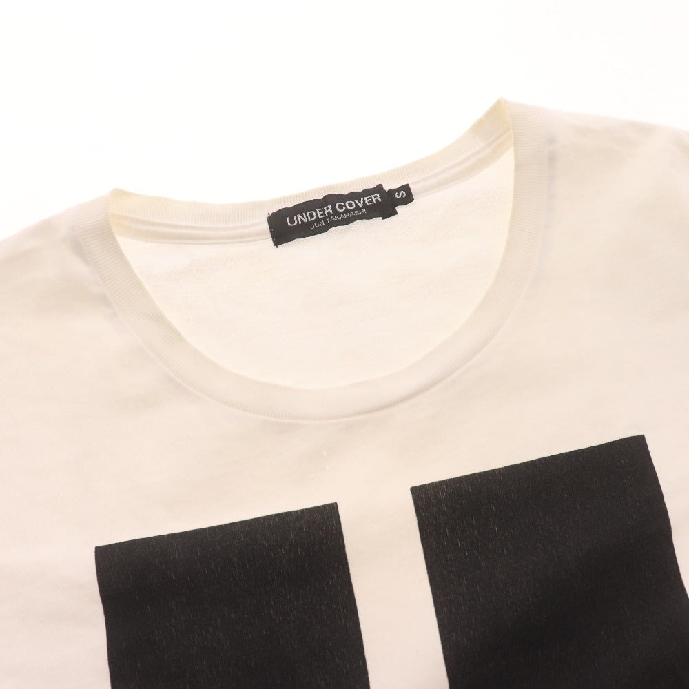 ■ アンダーカバー UNDERCOVER Tシャツ 半袖 トップス カットソー コットン100% Uロゴ メンズ S ホワイト