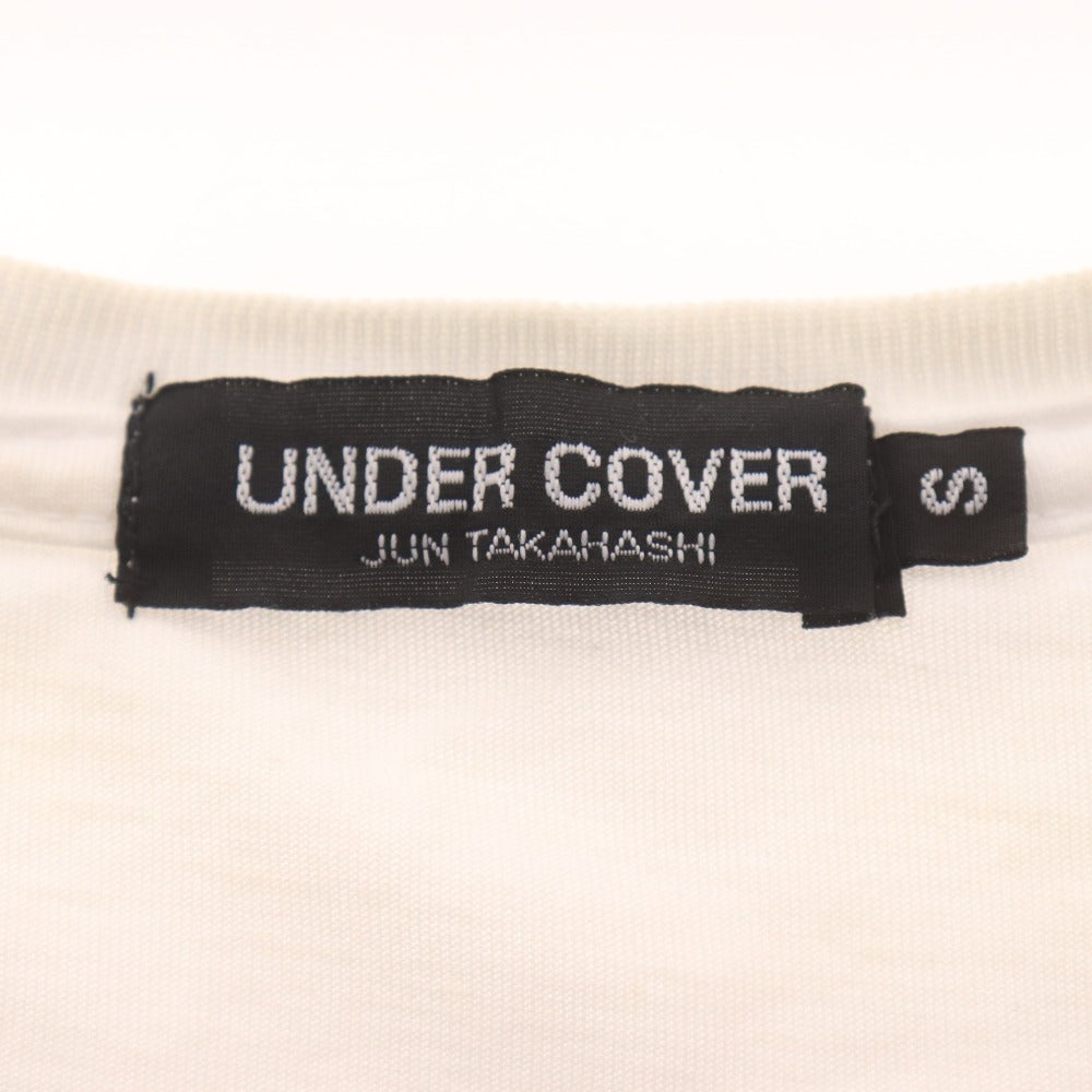 ■ アンダーカバー UNDERCOVER Tシャツ 半袖 トップス カットソー コットン100% Uロゴ メンズ S ホワイト
