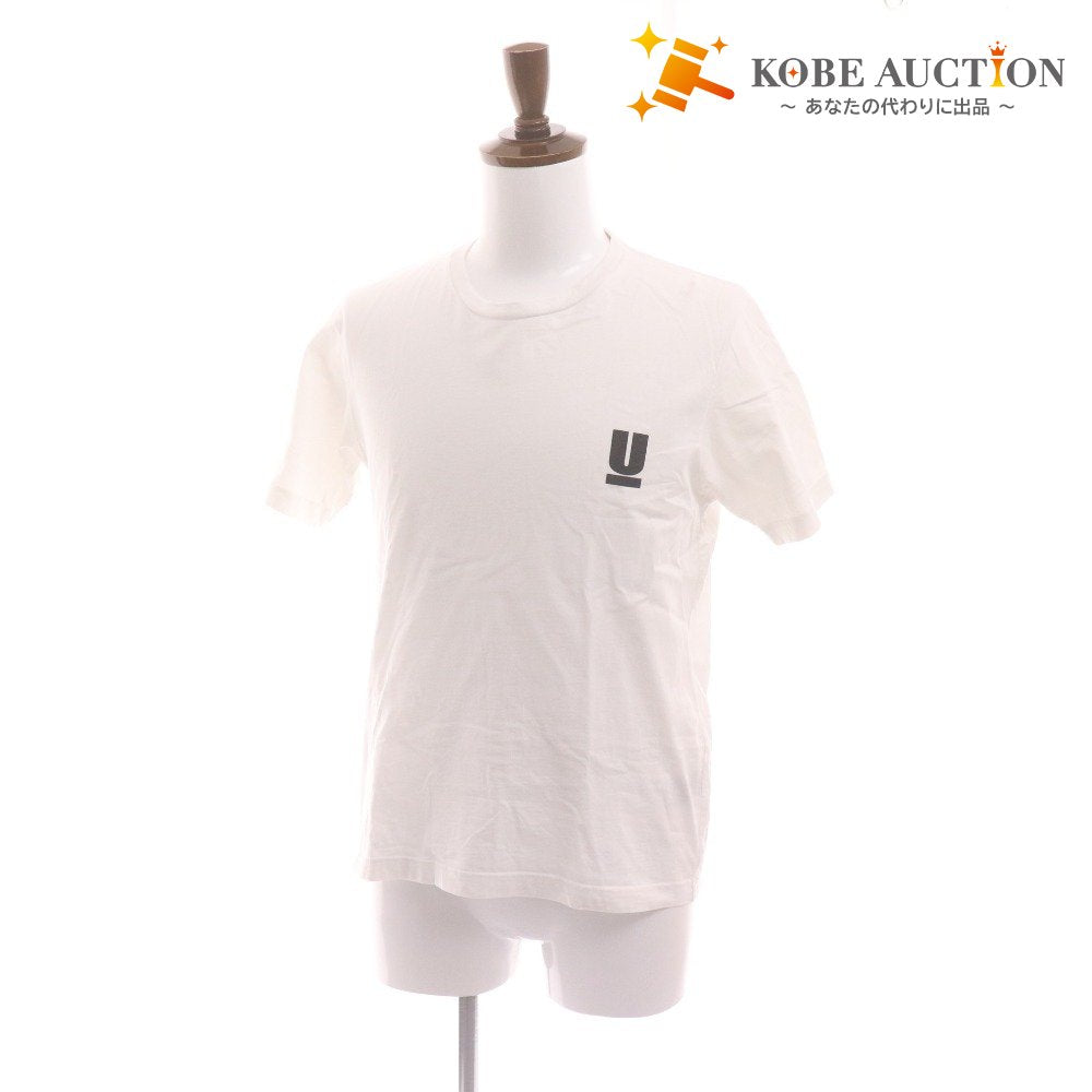 ■ アンダーカバー UNDERCOVER Tシャツ 半袖 トップス カットソー コットン100% Uロゴ メンズ M ホワイト